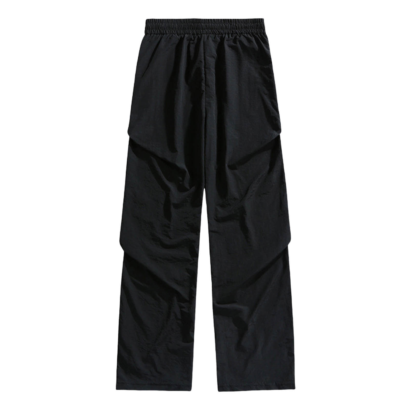 thumbnail image 5 of Pantalones informales rectos para hombre - Cintura elástica - Ligeros - Verano - Poliéster, 5 of 5
